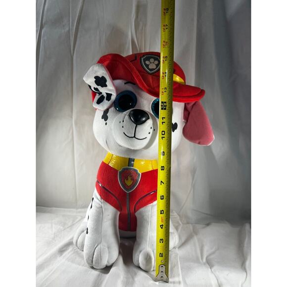 TY Beanie Boos Paw Patrol Marshall Plush Stuffed Toy 20" Glitter-Eye 2019 Nice - Picture 11 of 11